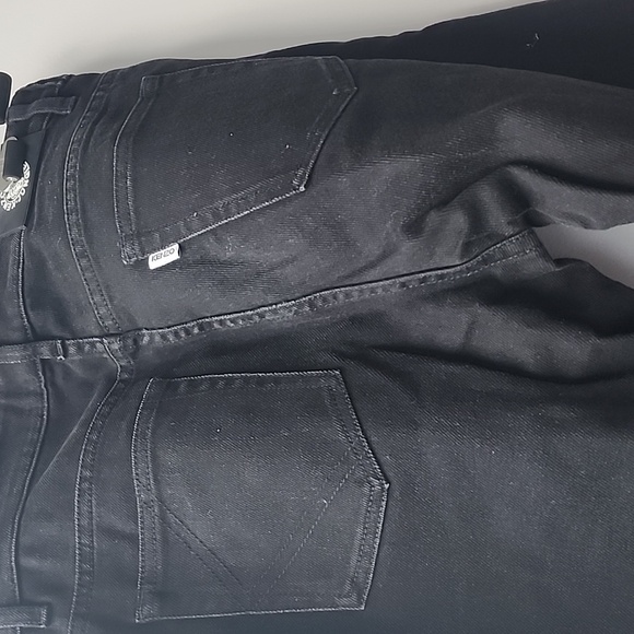 Kenzo Denim Biker Style Cotton Skinny Jeans - Picture 8 of 10